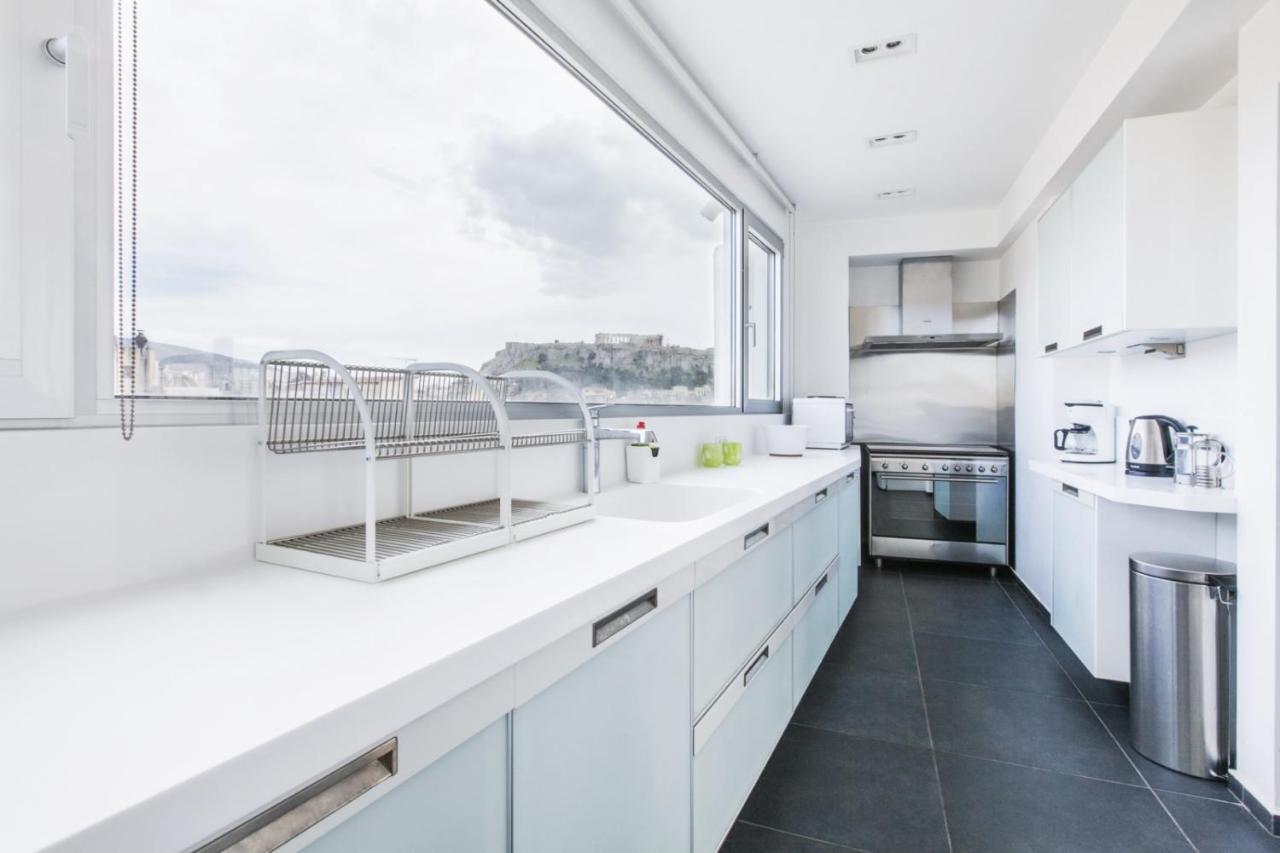 شقة Acropolis Panorama View Penthouse With Private Terraces A Contemporary Parthenon أثينا المظهر الخارجي الصورة